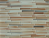 Sunset Beach Hand Painted Linear Glass Mosaic Tiles - Rocky Point Tile - Glass and Mosaic Tile Store