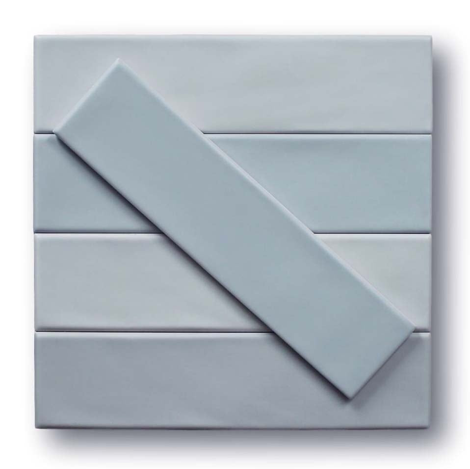 10 Sq Ft Boxes of Tencer Gradient 3" x 12" Glazed Ceramic Subway Tiles - Matte Blue
