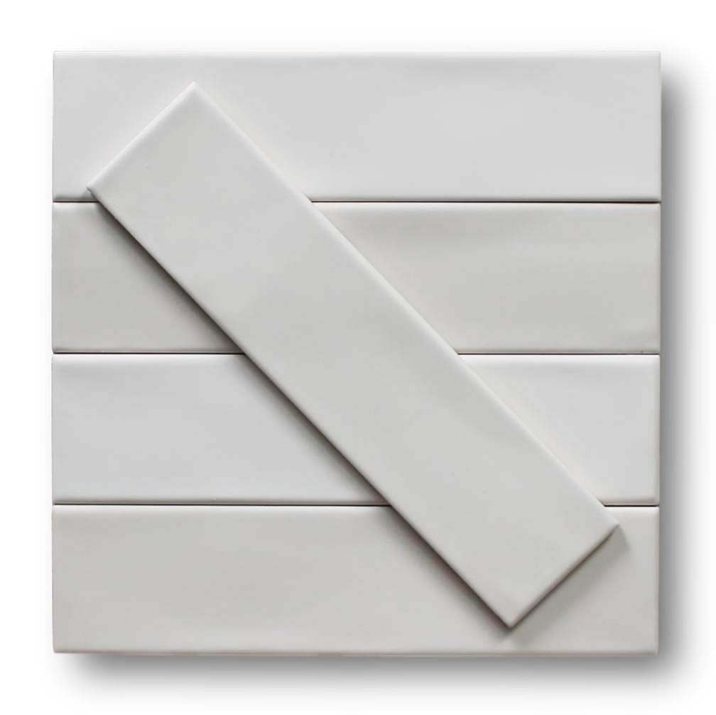 10 Sq Ft Boxes of Tencer Gradient 3" x 12" Glazed Ceramic Subway Tiles - Matte White