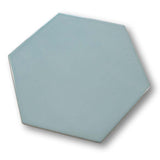 11 Sq Ft Boxes of Konzept Glazed Porcelain 7" x 8" Hexagon Tiles - Terra Turquise Glossy