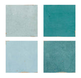 Mestizaje Zellige 5 x 5 Ceramic Tiles Combo Pack - Blues