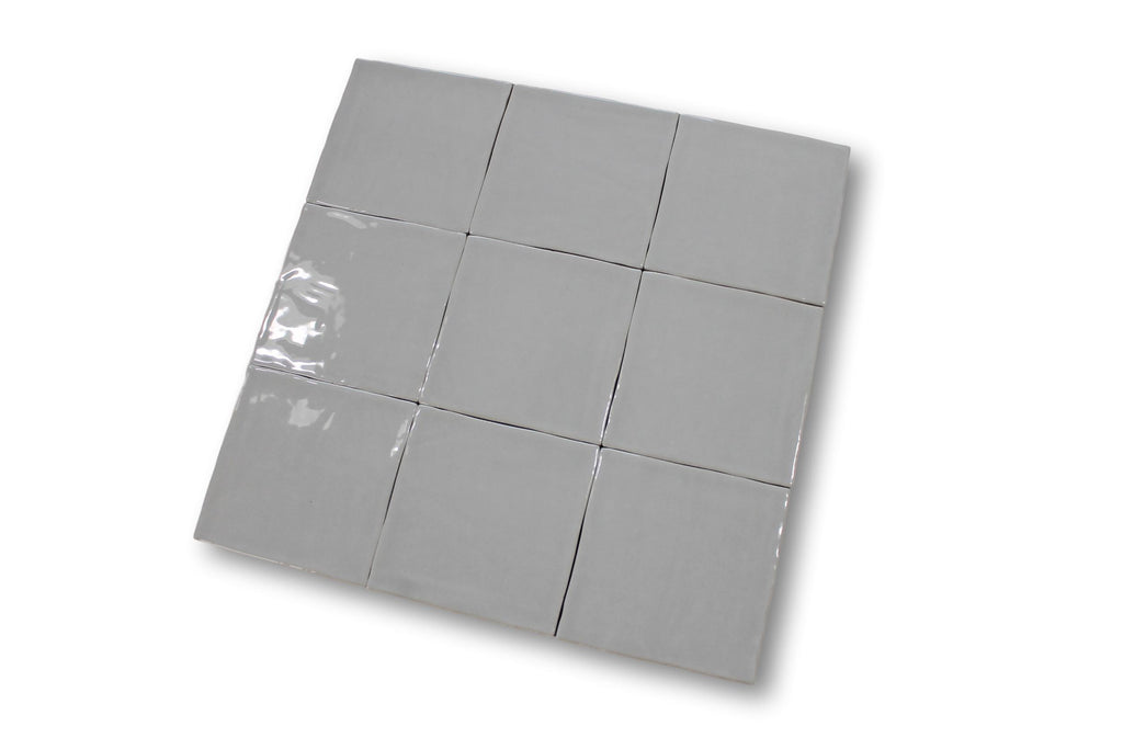 Artigiano 5x5 Zellige Style Ceramic Tile - Titanium Gray