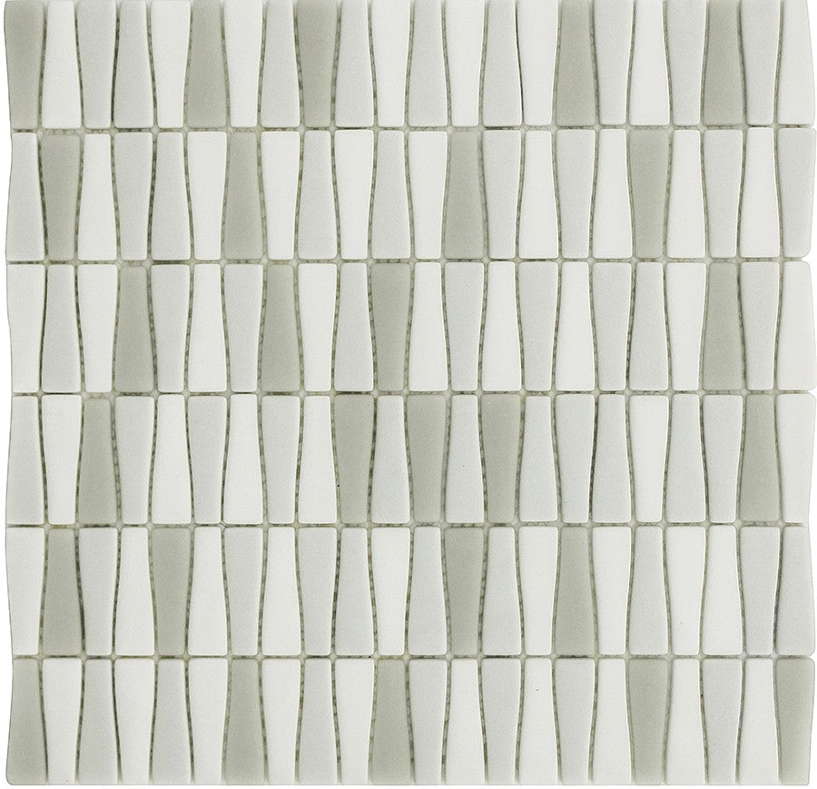 Vetro D'Terra Carrara Bottle Shaped Glass Mosaic Tiles - Rocky Point Tile - Glass and Mosaic Tile Store