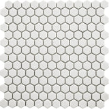 Vetro D'Terra Dolomite Hexagon Glass Mosaic Tiles