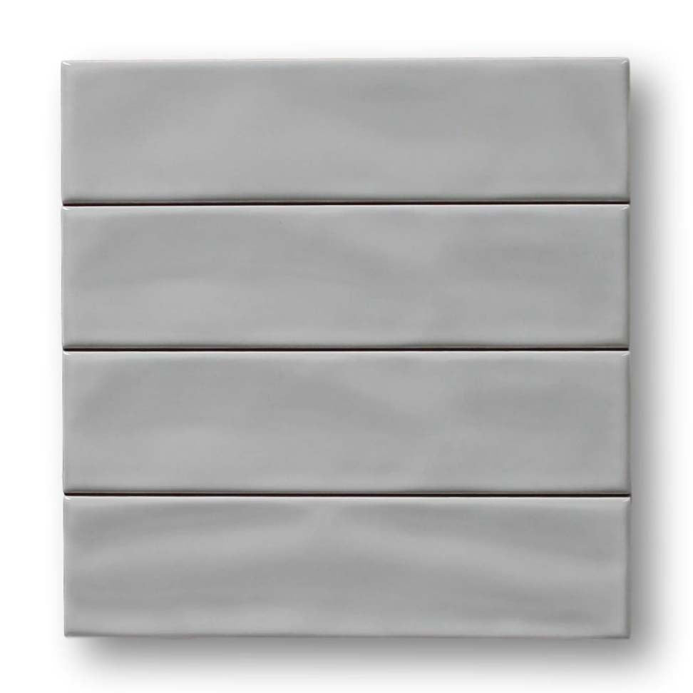 11 Sq Ft Box of Villa 3" x 12" Ceramic Subway Tiles - Gray