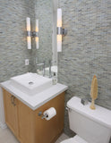 Reflections Hand Painted Glass Mosaic Subway Tile - Rocky Point Tile - Glass and Mosaic Tile Store