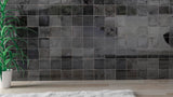 9 Sq Ft Boxes of Mestizaje Zellige 5 x 5 Ceramic Tiles - Graphite Decor