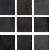9 Sq Ft Boxes of Mestizaje Zellige 5 x 5 Ceramic Tiles - Graphite Decor