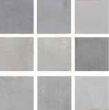 9 Sq Ft Boxes of Mestizaje Zellige 5 x 5 Ceramic Tiles - Gray Decor