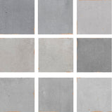 9 Sq Ft Boxes of Mestizaje Zellige 5 x 5 Ceramic Tiles - Gray Decor