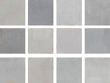 9 Sq Ft Boxes of Mestizaje Zellige 5 x 5 Ceramic Tiles - Gray