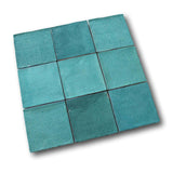 9 Sq Ft Boxes of Mestizaje Zellige 5 x 5 Ceramic Tiles - Turques Decor