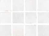 9 Sq Ft Boxes of Mestizaje Zellige 5 x 5 Ceramic Tiles - White Gloss